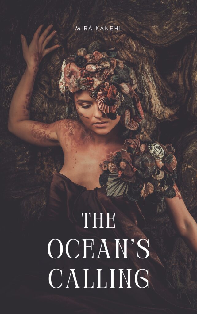 Book cover of "The Ocean's Calling" by Mirà Kanehl, book 3 in the One Virtue And A Thousand Crimes series.