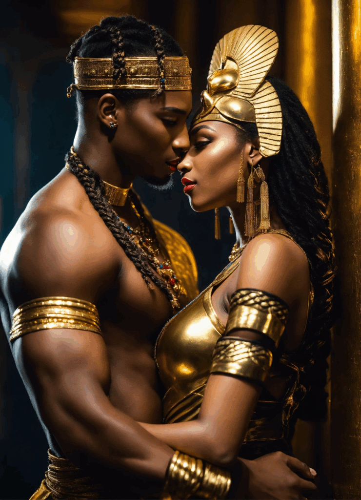 Ancient Egyptian Lovers.