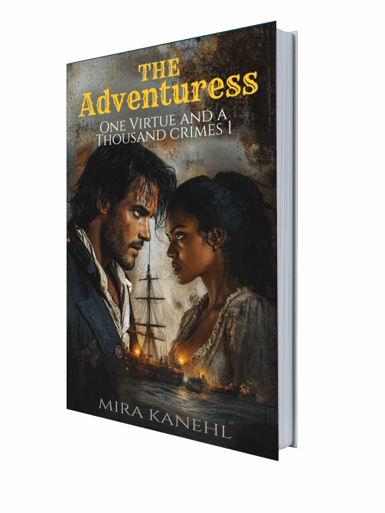 Packshot of The Adventuress by Mirà Kanehl.