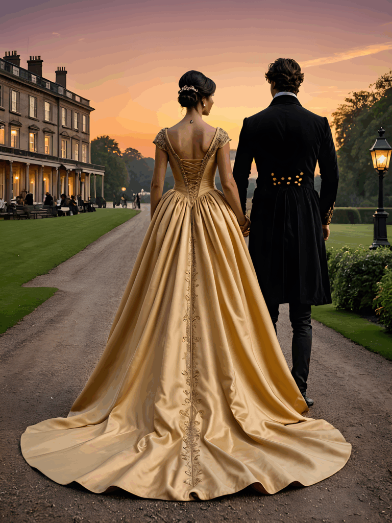 Historical Romance Periods: a couple holding hands.