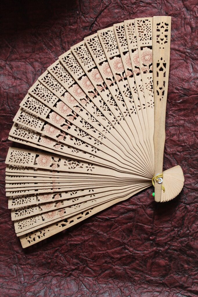 Hand fan.