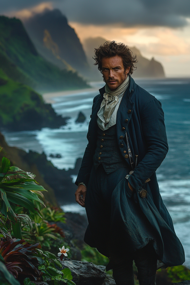 Image of Balzac Voclain, the protagonist of A Half Flower.