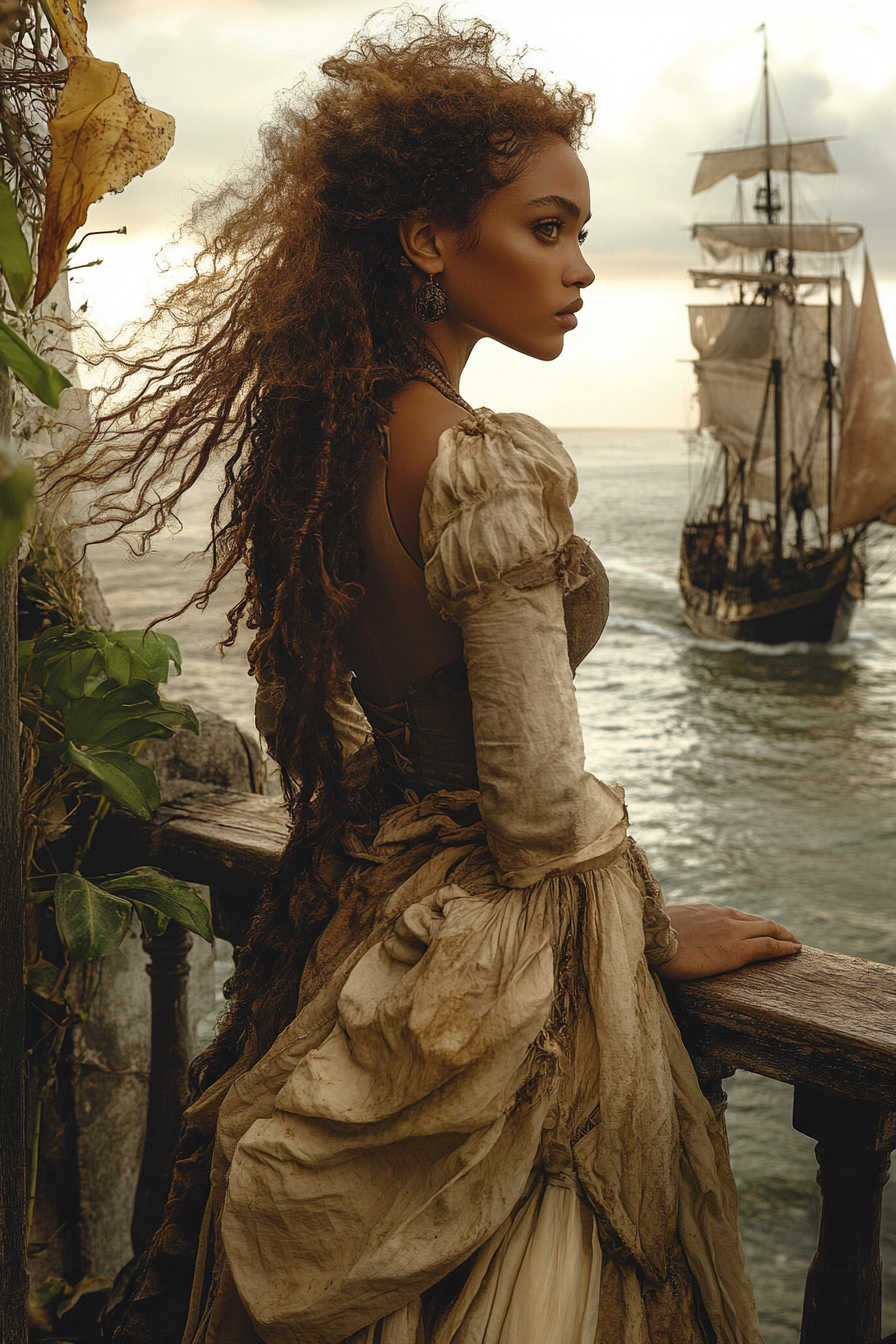 Image of Cosma Drilo, a character in The Adventuress and the protagonist of The Ocean's Calling.