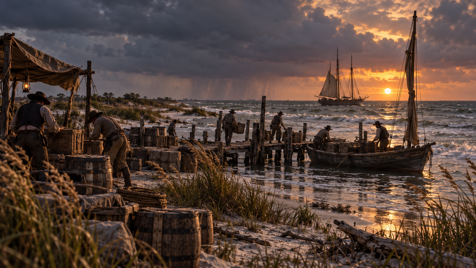 How Jean Laffite’s Smuggling Network Worked: Barataria to New Orleans